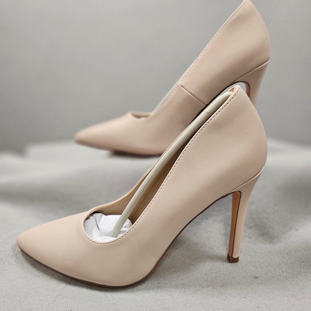 DDFU Nude Pointed Toe Stiletto Pumps Women's 8.5 New With Box